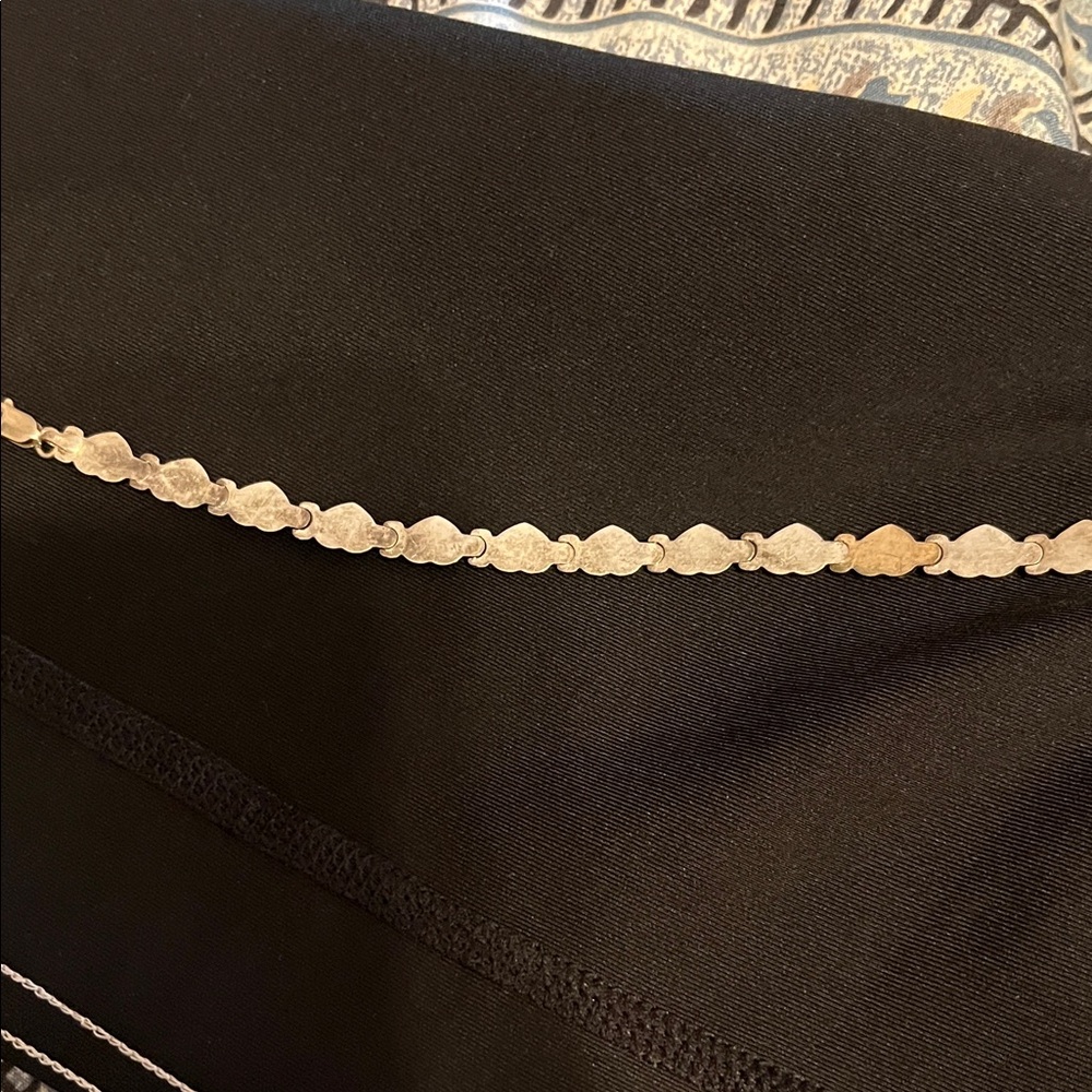 Bracelet Beautiful 925 Sterling Silver Italy Heart Link Bracelet